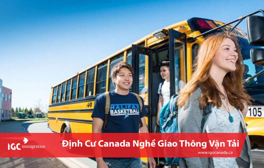 dinh cu canada nganh giao thong van tai